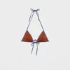 Top de bikini de jersey Top de bikini de jersey