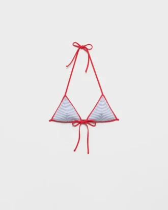 Top de bikini de jersey interlock Top de bikini de jersey interlock