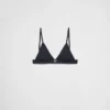 Top de bikini tipo bralette de punto acanalado Top de bikini tipo bralette de punto acanalado
