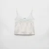 Top de satén y encaje de estilo vintage Top de satén y encaje de estilo vintage