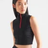 Top sin mangas Tech Rec Re-Nylon Piqué