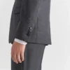 Traje de lana de un solo pecho Traje de lana de un solo pecho