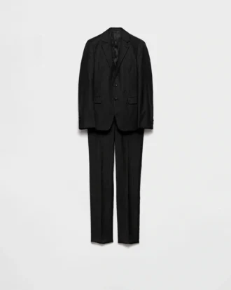 Traje de lana y cachemira de un solo pecho