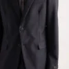 Traje de lana y mohair de un solo pecho Traje de lana y mohair de un solo pecho
