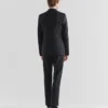 Traje de lana y mohair de un solo pecho Traje de lana y mohair de un solo pecho
