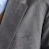 Traje de seda de un solo pecho Traje de seda de un solo pecho