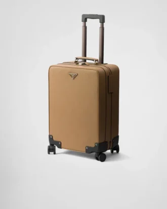 Trolley de piel Saffiano