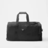 Trolley de Re-Nylon y piel Saffiano