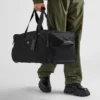 Trolley de Re-Nylon y piel Saffiano