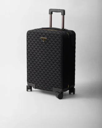 Trolley de tela bordada