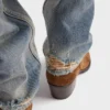 Vaqueros de denim ajustados Vaqueros de denim ajustados