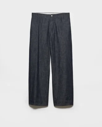 Vaqueros de denim crudo de corte regular Vaqueros de denim crudo de corte regular