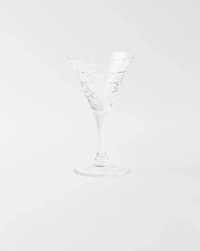 Vaso de vino blanco de cristal – Triángulos Vaso de vino blanco de cristal – Triángulos