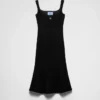 Vestido de cady bordado