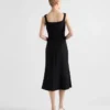 Vestido de cady bordado