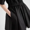 Vestido de manga corta de Re-Nylon Vestido de manga corta de Re-Nylon
