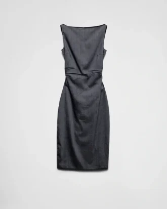 Vestido de mohair elástico para niña
