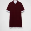 Vestido de piqué y jersey Vestido de piqué y jersey