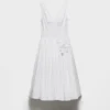 Vestido de popelín de algodón