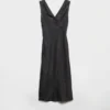Vestido de seda habutai bordado con efecto vintage Vestido de seda habutai bordado con efecto vintage