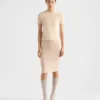 Vestido lencero de tejido elástico Vestido lencero de tejido elástico