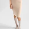 Vestido lencero de tejido elástico Vestido lencero de tejido elástico