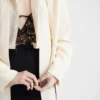 Vestido lencero de tejido elástico