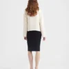 Vestido lencero de tejido elástico
