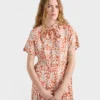 Vestido plisado estampado de Ponga Vestido plisado estampado de Ponga