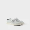 Zapatillas con cordones de tela perforada Zapatillas con cordones de tela perforada