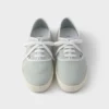 Zapatillas con cordones de tela perforada Zapatillas con cordones de tela perforada