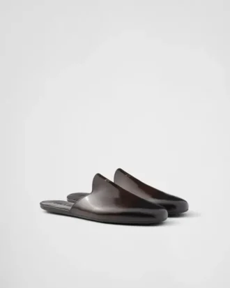 Zapatillas de cuero cepillado