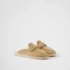 Zapatillas de gamuza y piel de oveja Zapatillas de gamuza y piel de oveja