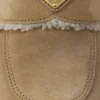 Zapatillas de gamuza y piel de oveja Zapatillas de gamuza y piel de oveja
