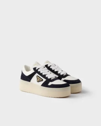 Zapatillas Downtown Bold de piel napa y gamuza