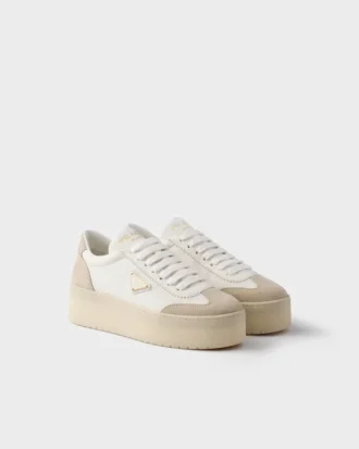 Zapatillas Downtown Bold de piel napa y gamuza