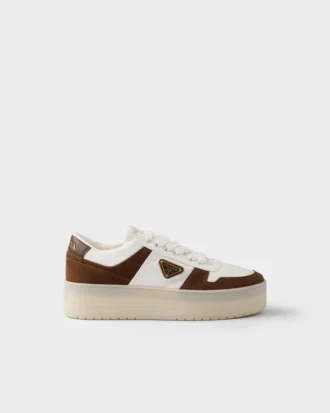 Zapatillas Downtown Bold de piel napa y gamuza