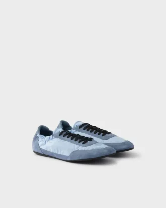 Zapatillas elásticas de Re-Nylon y gamuza