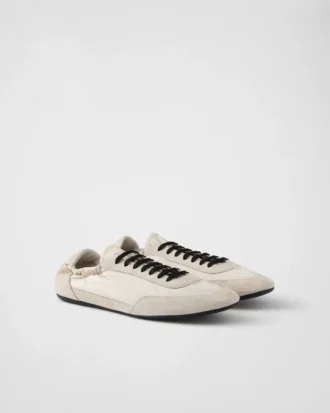 Zapatillas elásticas de Re-Nylon y gamuza