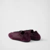 Zapatillas elásticas de Re-Nylon y gamuza Zapatillas elásticas de Re-Nylon y gamuza