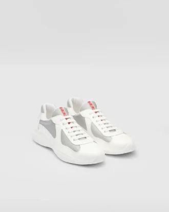 Zapatillas Prada America’s Cup de charol y tejido técnico