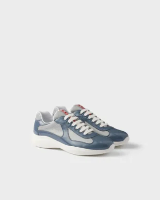 Zapatillas Prada America’s Cup de charol y tejido técnico