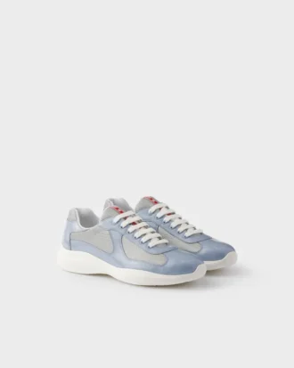 Zapatillas Prada America’s Cup de charol y tejido técnico