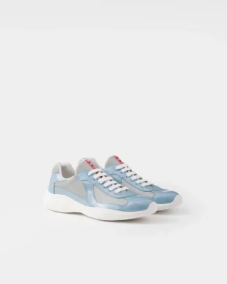 Zapatillas Prada America’s Cup de charol y tejido técnico