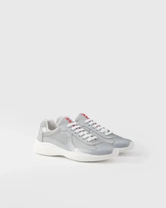 Zapatillas Prada America’s Cup de charol y tejido técnico