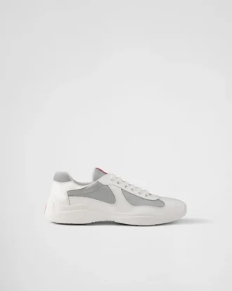 Zapatillas Prada America’s Cup de charol y tejido técnico