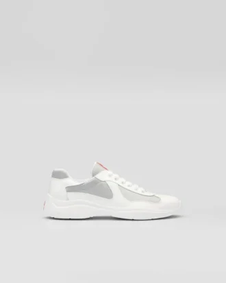 Zapatillas Prada America’s Cup de charol y tejido técnico