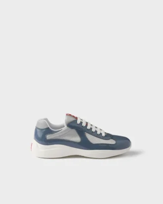 Zapatillas Prada America’s Cup de charol y tejido técnico