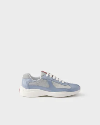 Zapatillas Prada America’s Cup de charol y tejido técnico