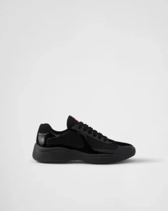 Zapatillas Prada America’s Cup de charol y tejido técnico